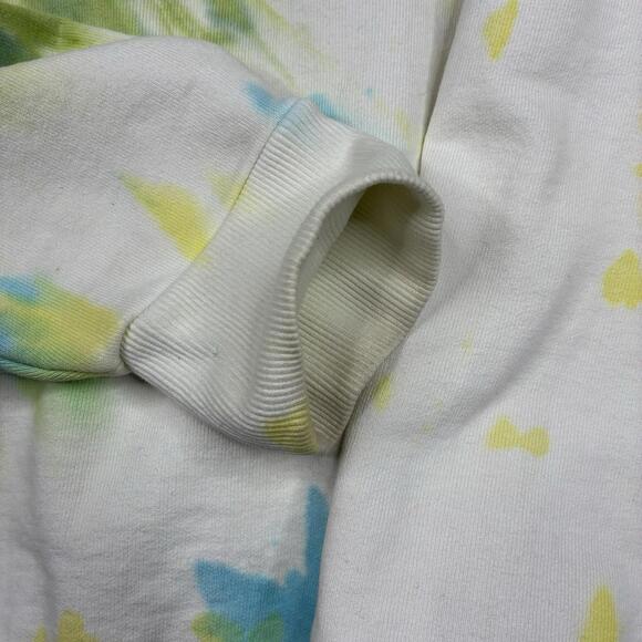 KITH Williams I Hoodie Men’s Medium Blue Green Tye Dye Logo Spell Out Streetwear - Picture 7 of 8